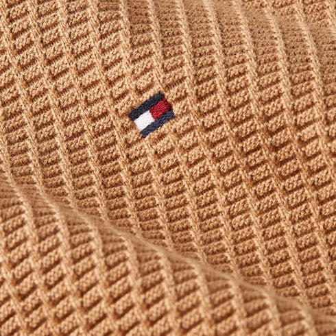 Pullover Uomo collo alto in cotone Kaki Tommy Hilfiger- Francavilla Moda